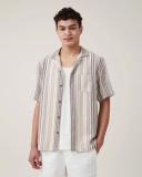 Cotton On - Men's Shirts - Palma Short Sleeve Shirt - Size L at The Iconic