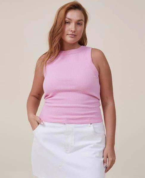 Cotton On The 91 Tank Pink - L