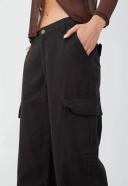 Cotton On - Women's Black Pants - Bobbie Cargo Pants - Size 16 at The Iconic