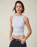 Cotton On - Women's Grey Singlets - The 91 Tank - Size S at The Iconic