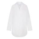Cotton Poplin Sleep Button Up Dress | Snow Logo