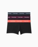 Cotton Stretch 3 Pack Low Rise Trunks Black 2XS