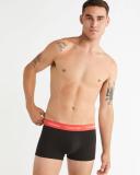 Cotton Stretch 3 Pack Low Rise Trunks Black 2XS