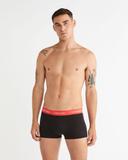 Cotton Stretch 3 Pack Low Rise Trunks Black XS