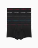 Cotton Stretch Plus Size 3 Pack Boxer Briefs Black 4XL
