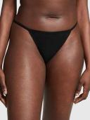 Cotton V-String Panty, Blue, Xxs - Women's Panties - Pink