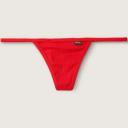 Cotton V-String Panty, Blue, Xxs - Women's Panties - Pink