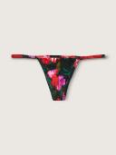 Cotton V-String Panty, Floral, Xxs - Women's Panties - Pink