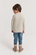 Country Road Australian Cotton Fisherman Knit 4 Oatmeal Marle AU420317