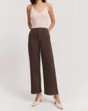 Country Road Australian Cotton Wide Leg Jean 10 Chocolate AU419065
