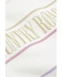 Country Road Australian Heritage Sweat Mtlc Stripe Marsh in Size 8 | 100% Cotton
