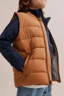 Country Road Boys Rib Nylon Vest Acorn in Size 12