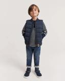 Country Road Boys Rib Nylon Vest Navy in Size 6-7