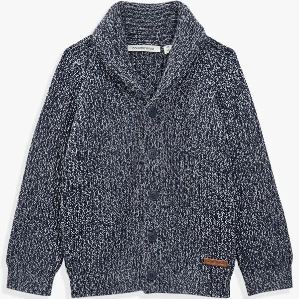 Country Road Boys Shawl Knit Cardigan Top Navy in Size 6 | 100% Cotton