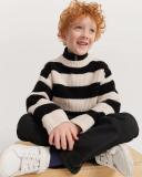 Country Road Boys Stripe Knit Top Black in Size 4