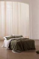 Country Road Brae Australian Queen Quilt Cover Olive | 100% Cotton