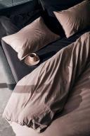 Country Road Brae Queen Flat Sheet - Charcoal