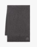 Country Road Branded Rib Knit Scarf One Size Charcoal Marle AU498046