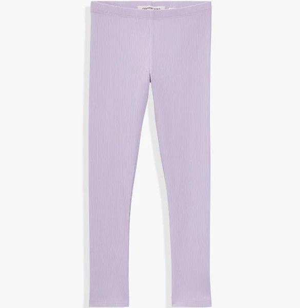 Country Road Girls Solid Rib Legging Soft Lilac in Size 2