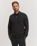 Country Road Men's Mock Neck Knit Top Charcoal Grey in Size XS