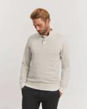 Country Road Men's Mock Neck Knit Top Cream in Size Small