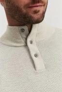 Country Road Men's Mock Neck Knit Top Cream in Size XS
