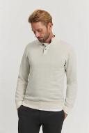 Country Road Men's Mock Neck Knit Top Cream in Size XS