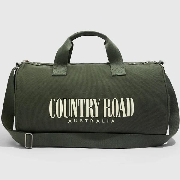 Country Road Men's Organically Grown Heritage Duffle Bag Fern Green | 100% Cotton