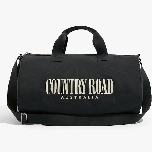 Country Road Men's Organically Grown Heritage Duffle Bag Washed Charcoal | 100% Cotton