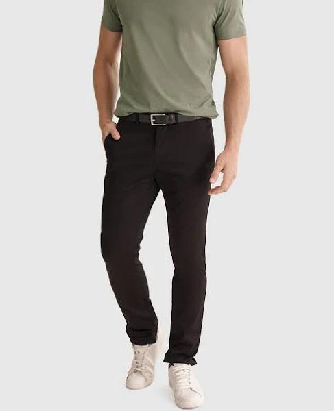 Country Road Men's Regular Fit Travel Trouser Pants Black in Size 28