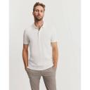 Country Road Men's Slim Stretch Tipped Polo Top White in Size Large