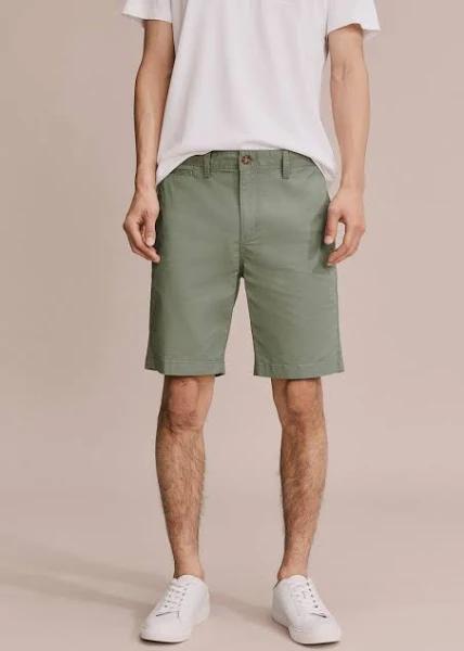 Country Road Men's Verified Australian Cotton Stretch Chino Short Sage in Size 32