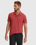 Country Road Men's Verified Australian Pique Polo Top Red in Size X2X-Large | 100% Cotton