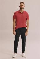 Country Road Men's Verified Australian Pique Polo Top Red in Size X2X-Large | 100% Cotton