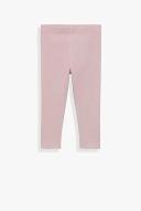 Country Road Organically Grown Cotton Solid Rib Legging Mauve in Size 0-3 Months