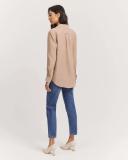 Country Road Organically Grown Linen Shirt 10 Dark Camel AU446213
