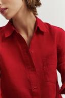 Country Road Organically Grown Linen Shirt 10 Ruby AU548217