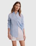 Country Road Organically Grown Linen Shirt 4 Chambray AU381923