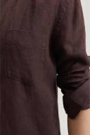 Country Road Organically Grown Linen Shirt 4 Chocolate AU548102