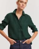Country Road Organically Grown Linen Shirt 4 Spruce AU513583