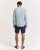 Country Road Men's Regular Fit Washed Oxford Shirt Cement Blue in Size XS | 100% Cotton