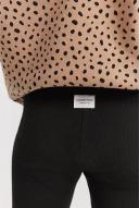 Country Road Solid Rib Legging 10 Black AU495301