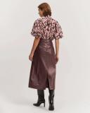 Country Road Tucked Midi Skirt 12 Chocolate AU548175