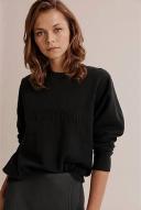 Country Road Women's Verified Australian Heritage Sweat Top Black in Size Small | 100% Cotton