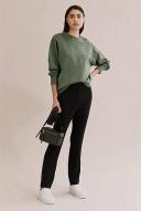 Country Road Women's Verified Australian Heritage Sweat Top Sage in Size XL | 100% Cotton