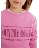 Country Road Verified Australian Heritage Sweat Mtlc Fuchsia in Size 2 | 100% Cotton