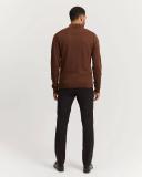 Country Road Verified Australian Merino Half Zip Knit Small Nutmeg AU525671