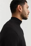 Country Road Verified Australian Merino Half Zip Knit XL Black AU511994