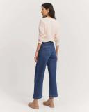Country Road Women's Australian Cotton Wide Leg Jean Dark Indigo in Size 6