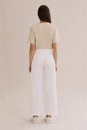 Country Road Women's Australian Cotton Wide Leg Jean White in Size 16